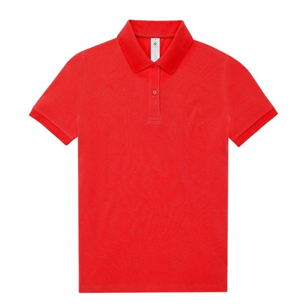 B&C Womens/Ladies My Polo Shirt / Red